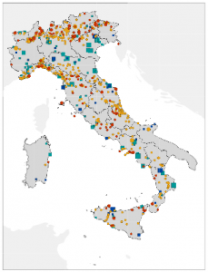 Archivio report sugli eventi di frana e d'inondazione.