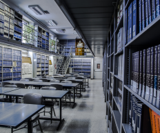 La biblioteca Centrale "G. Marconi" del CNR.