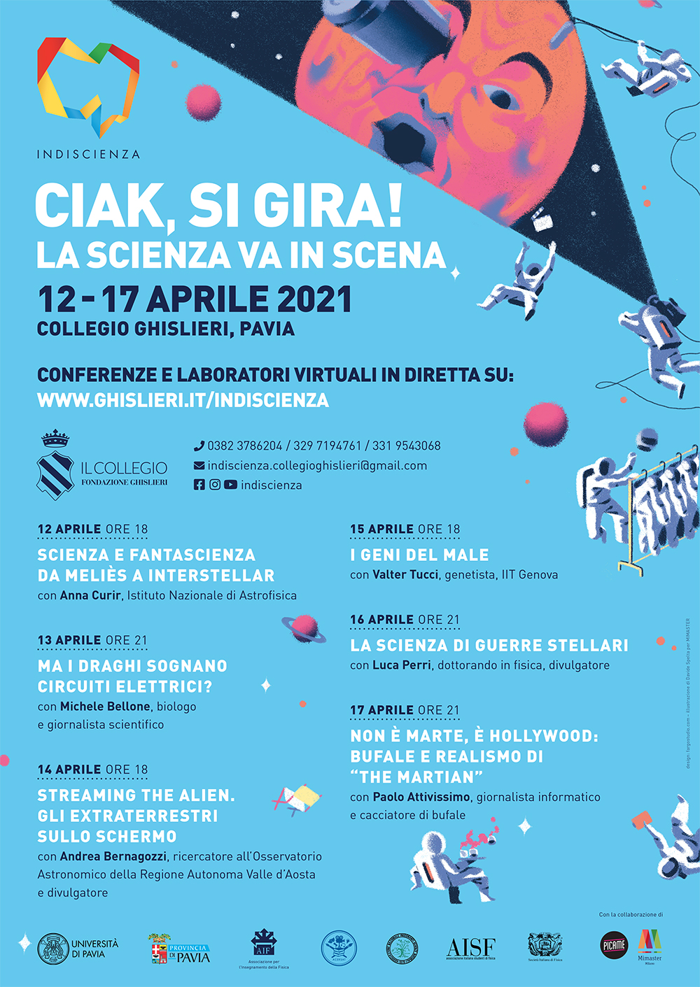 Ciak, il festival della scienza va in scena a Pavia