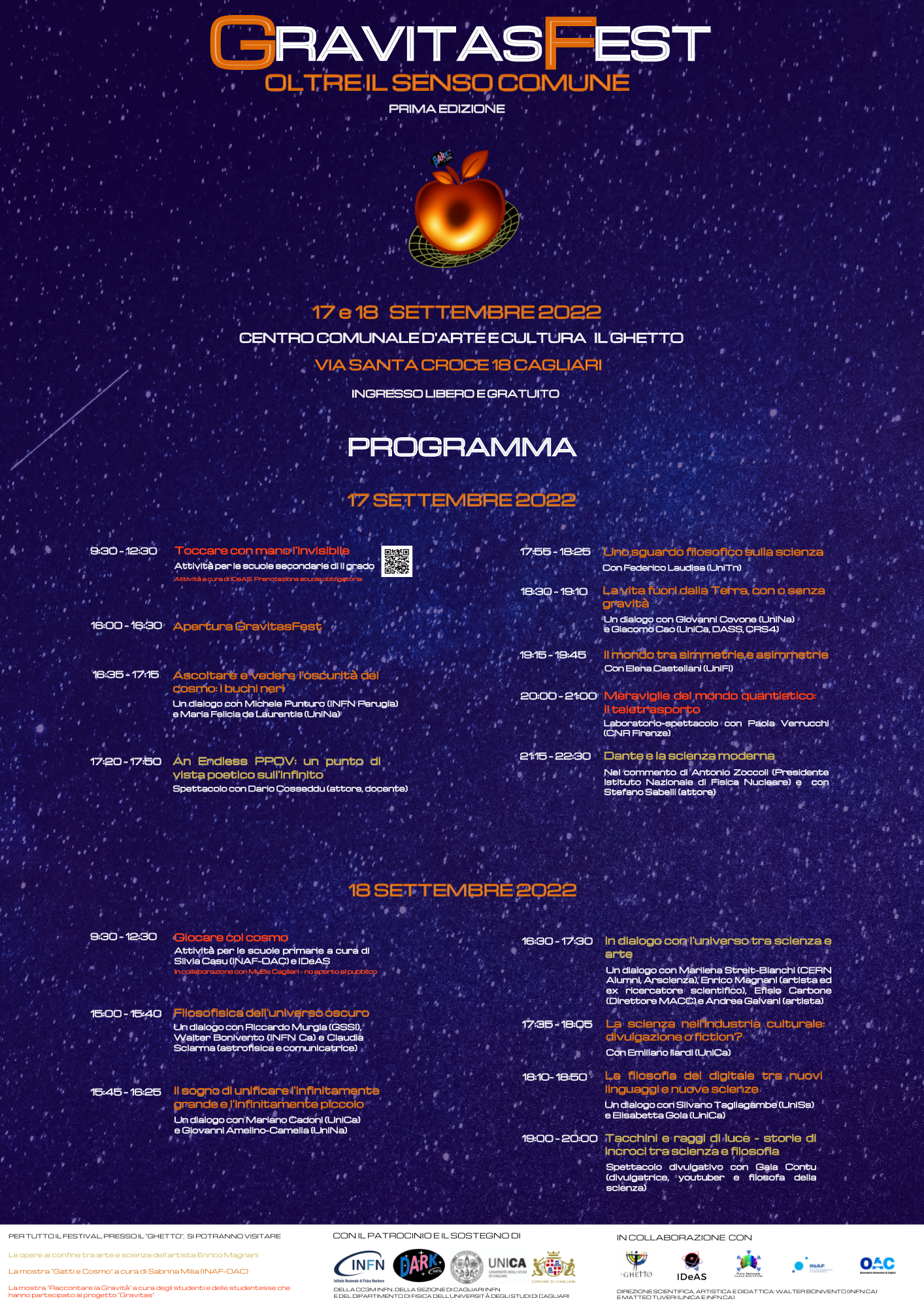 gravitasfest programma cagliari