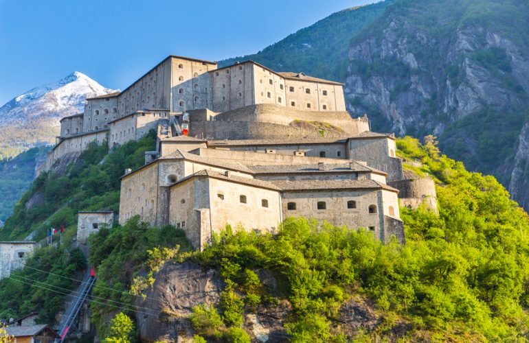 Aosta Valley, Fort of Bard, Italy