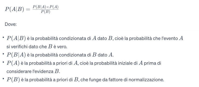 Teorema di Bayes un fondamentale nella teoria della probabilità