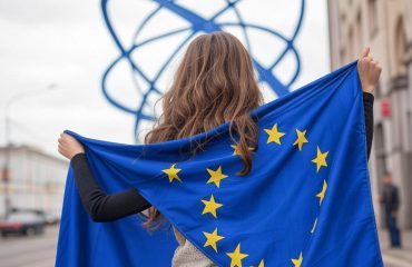 bandiera-europea-ragazza