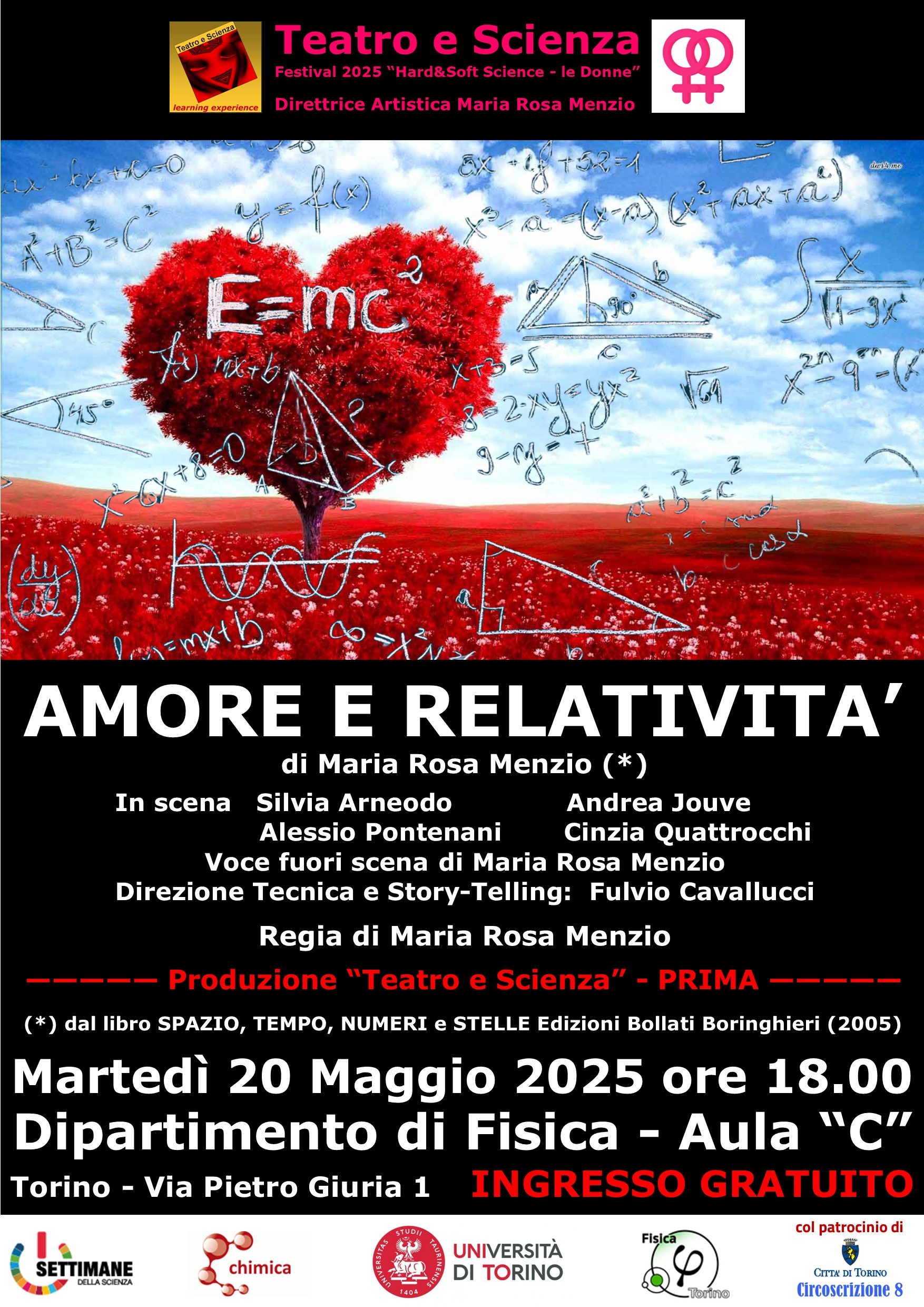 2 - Locandina AMORE E RELATIVITA' - Dipartimento di Fisica