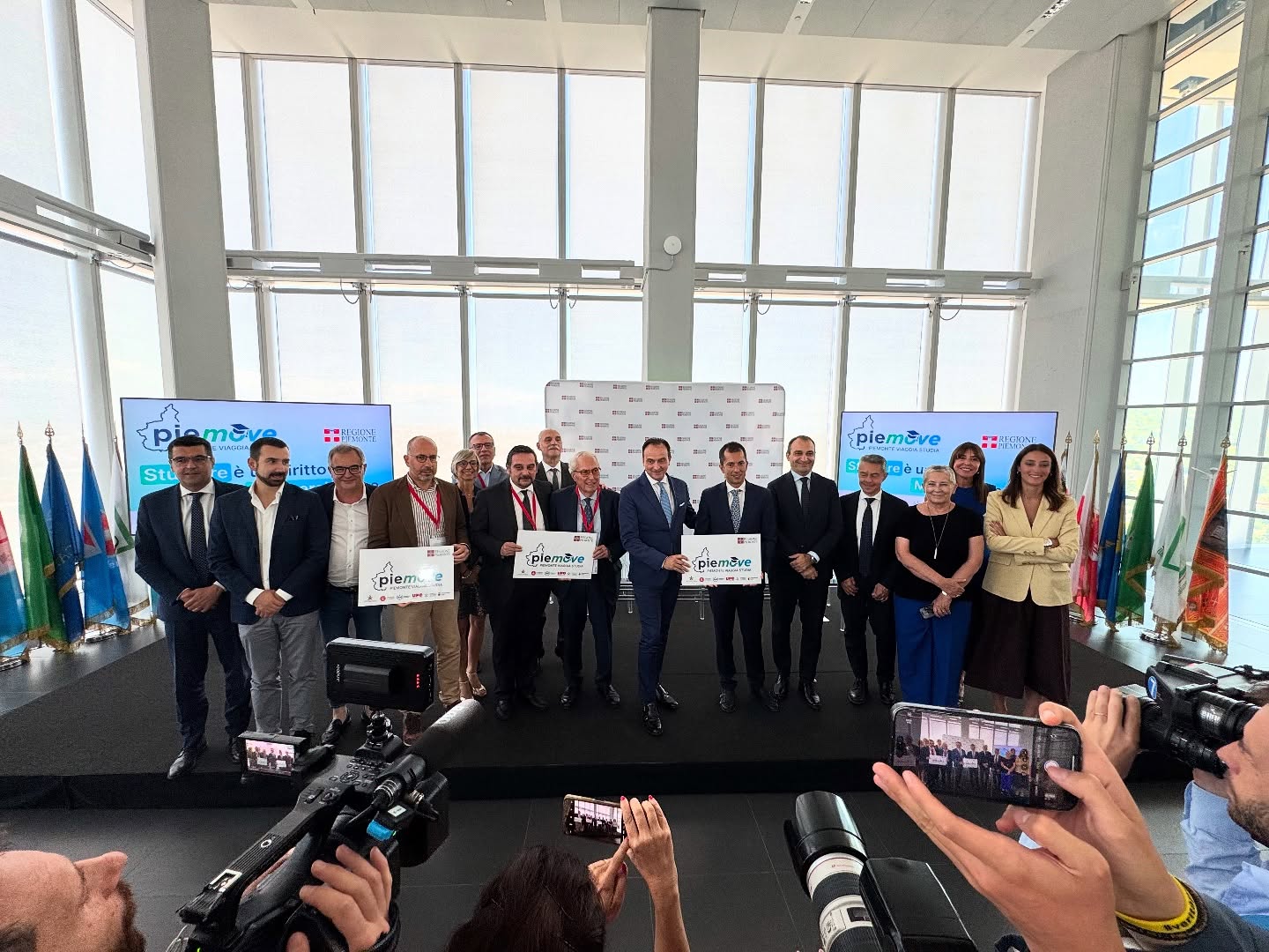 La presentazione del progetto Piemove al Palazzo della Regione Piemonte