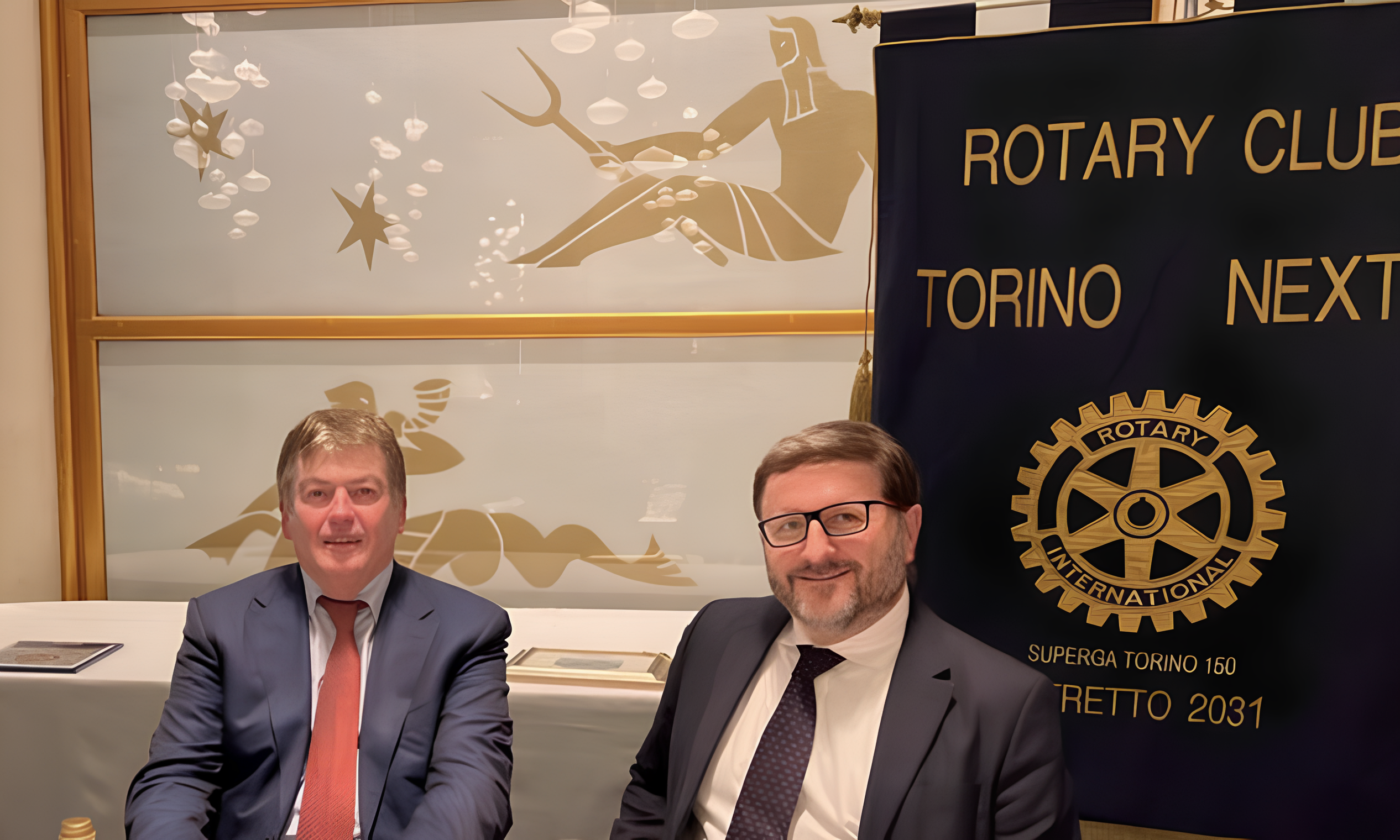 Da sin: Bamir Topi, Presidente emerito dell'Albania e Claudio Pasqua, Direttore ADI - Agenzia Digitale italiana