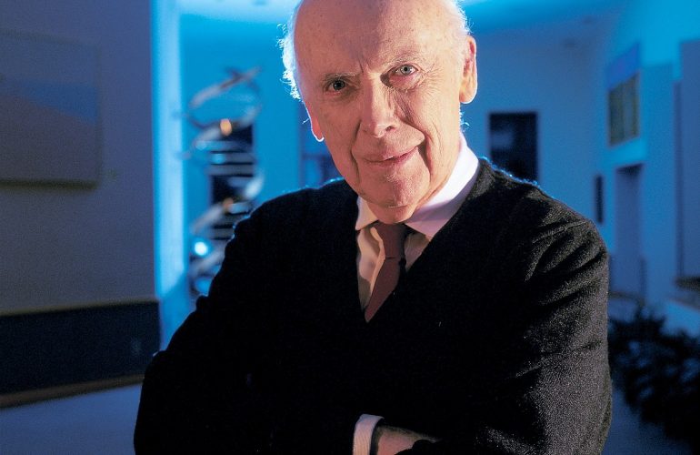 Nobel laureate Dr. James D. Watson, Chancellor, Cold Spring Harbor Laboratory.