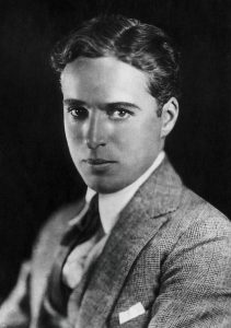 Portrait of Charlie Chaplin here as a young man. Undated photograph.